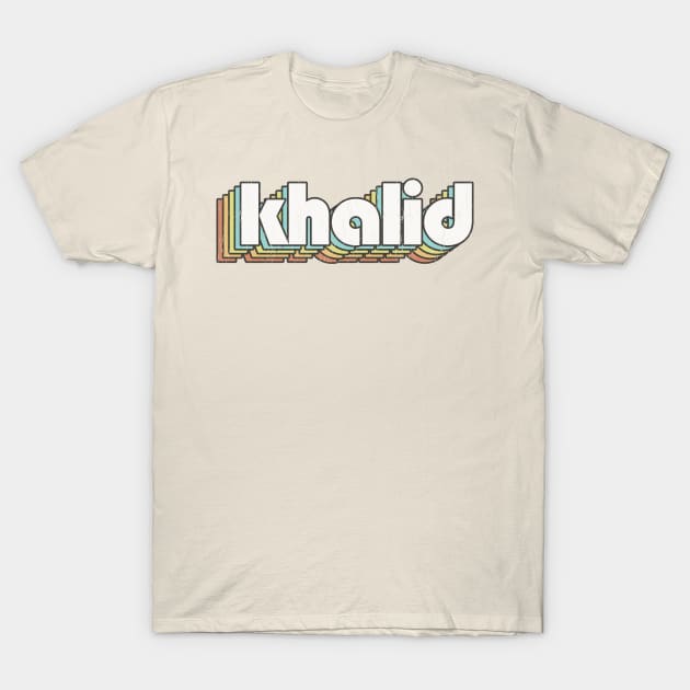 Khalid / Rainbow Vintage T-Shirt by Jurou